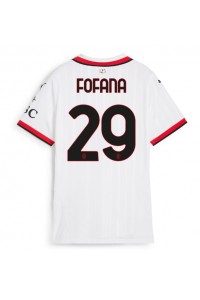 Fotbalové Dres AC Milan Youssouf Fofana #29 Dámské Venkovní Oblečení 2024-25 Krátký Rukáv